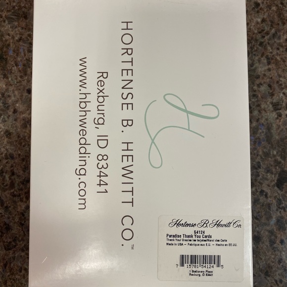 🌴Paradise Thank You Cards + Envelopes 💙 - Picture 5 of 5